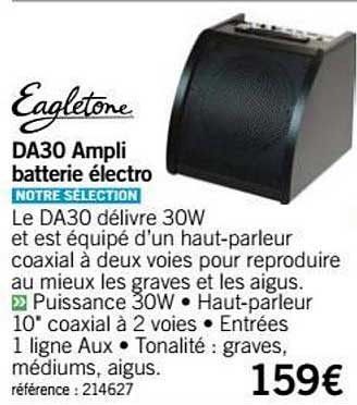 da30 ampli batterie électro eagletone