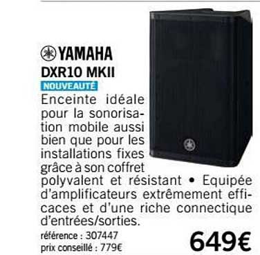 enceinte dxr10 mkii yamaha