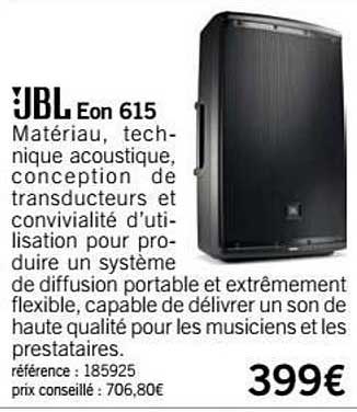 Enceinte Eon 615  Jbl