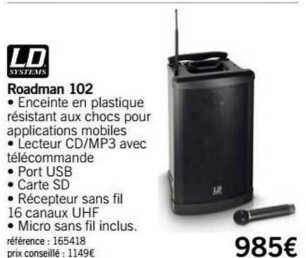 enceinte roadman 102 ld systems