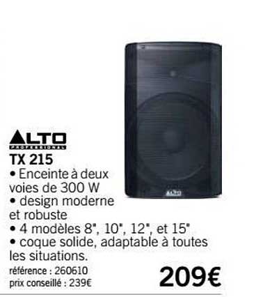 enceinte tx 215 alto