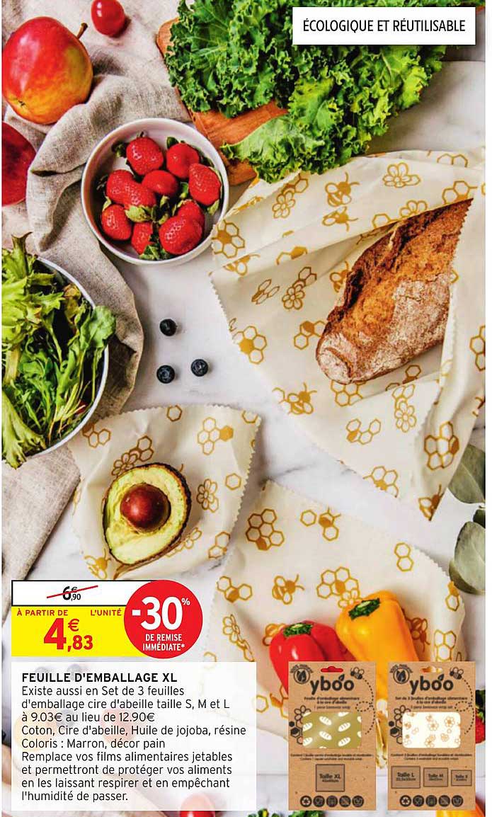feuille d'emballage xl -30% de remise immédiate
