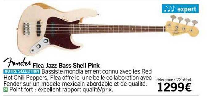 flea jazz bass shell pink fender