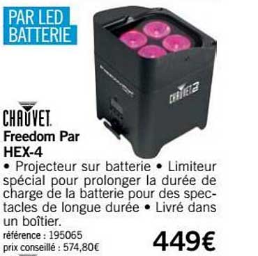 freedom par hex 4 chauvet