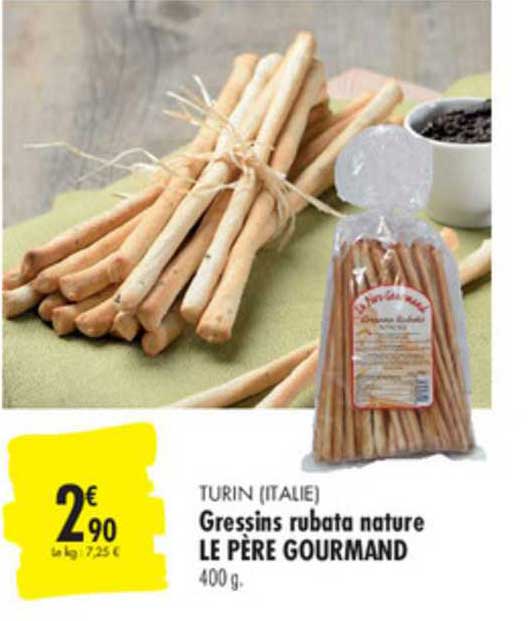 gressins rubata nature le père gourmand