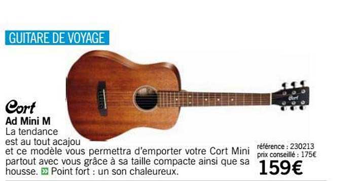 guitare ad mini m cort