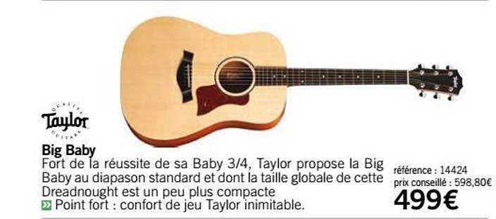 guitare big baby taylor