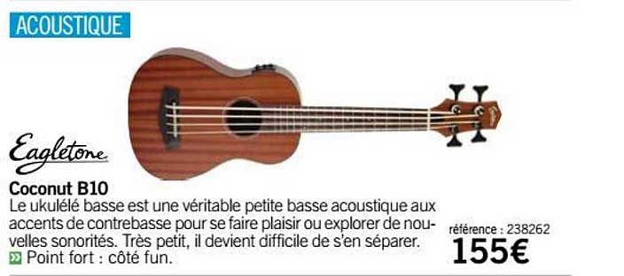 guitare coconut b10 eagletone