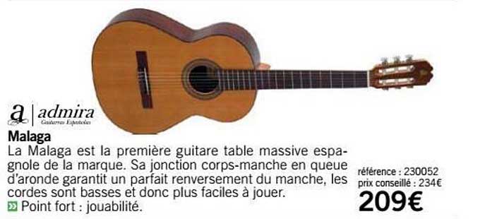 guitare malaga admira