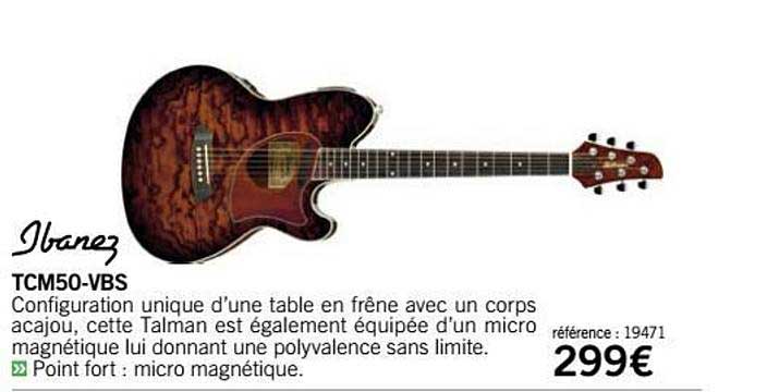 guitare tcm50 vbs ibanez
