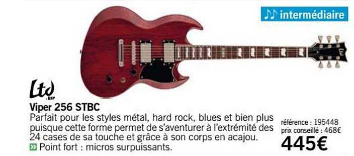 guitare viper 256 stbc ltd