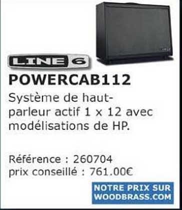 haut parleur powercab112 line6