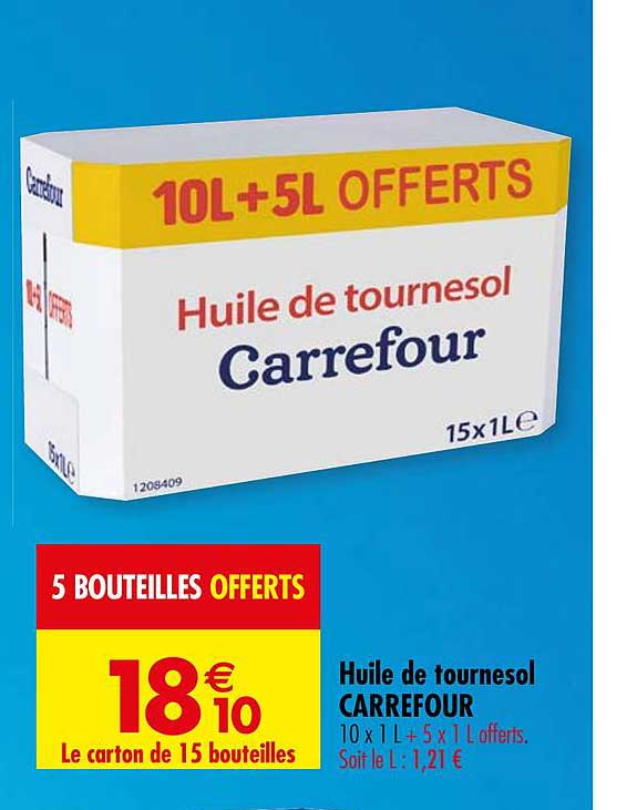 Huile De Tournesol Carrefour