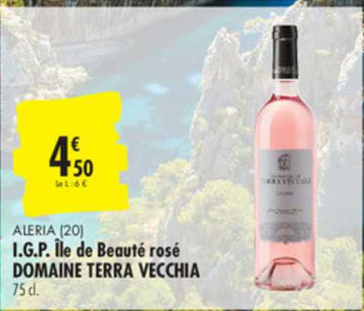 i.g.p. île de beauté rosé domaine terra vecchia