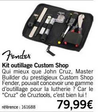 Kit Outillage Custom Shop Fender
