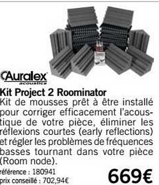 kit project 2 roominator auralex