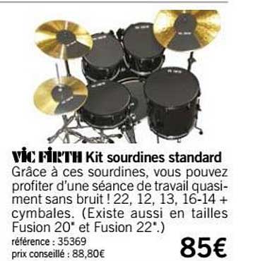 kit sourdines standard vic firth