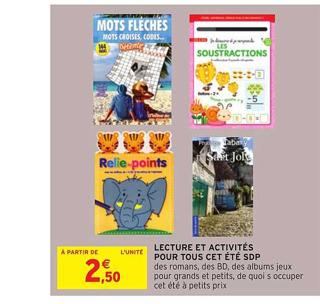 lecture et activités pour tous cet été sdp