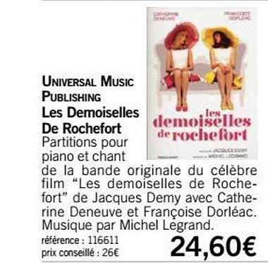 les demoiselles de rochefort universal music publishing
