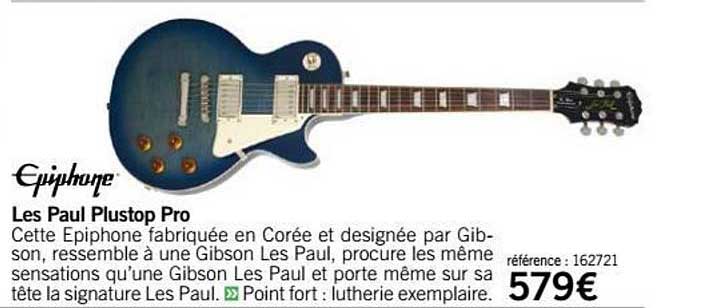 les paul plustop pro epiphone
