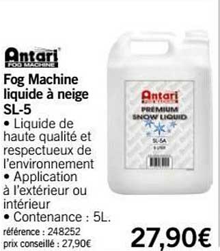 liquide à neige sl 5 antari