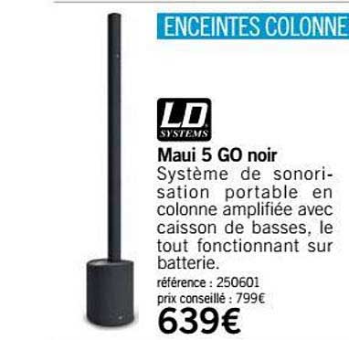 maui 5go noir ld systems