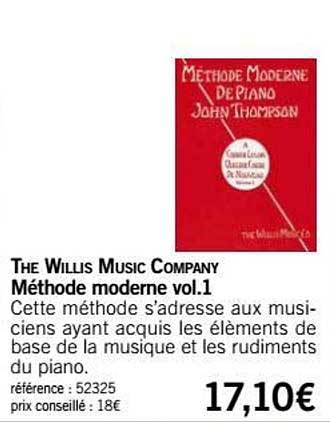 méthode moderne vol 1 the willis music company