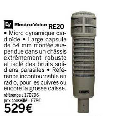 micro re20 electro voice