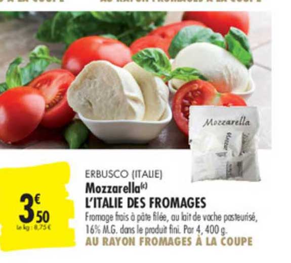 mozzarella l'italie des fromages