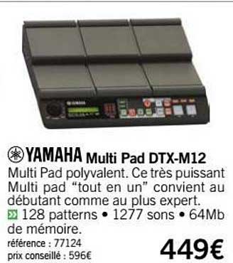 Multi Pad Dtx M12 Yamaha