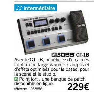 multieffet basse gt 1b boss