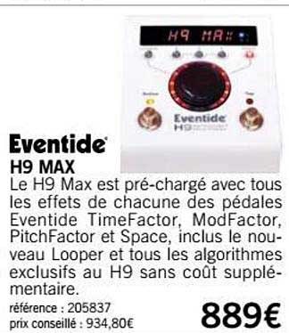 multieffet h9 max eventide