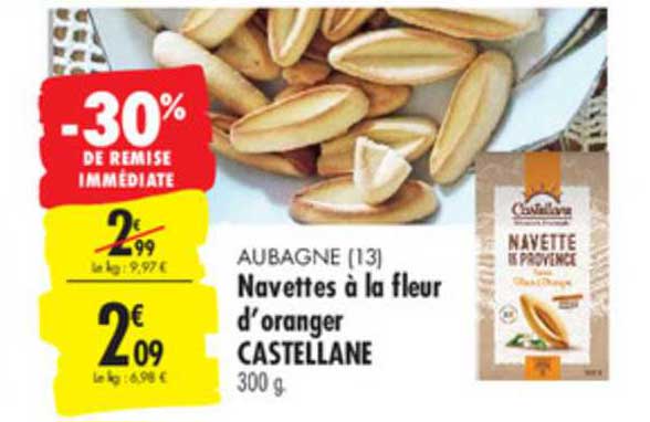 navette à la fleur d'oranger castellane -30% de remise immédiate