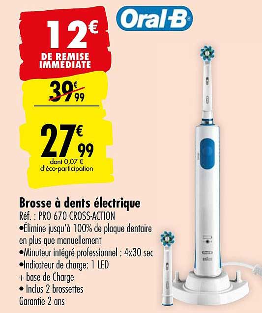 oral b brosse à dents électrique