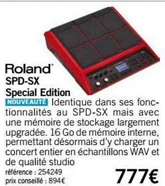 pad spd sx special edition roland