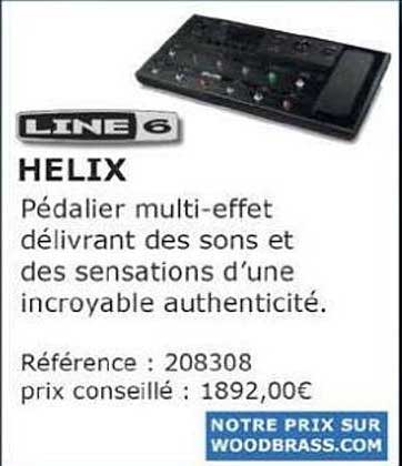 pédalier helix line6