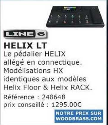 pédalier helix lt line6