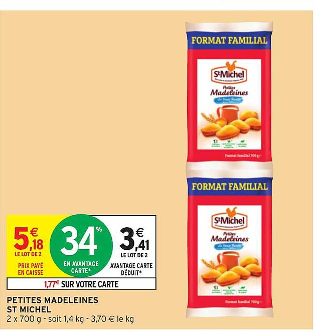 petites madeleines st michel