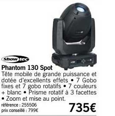 phantom 130 spot showtec
