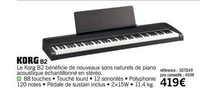 piano b2 korg