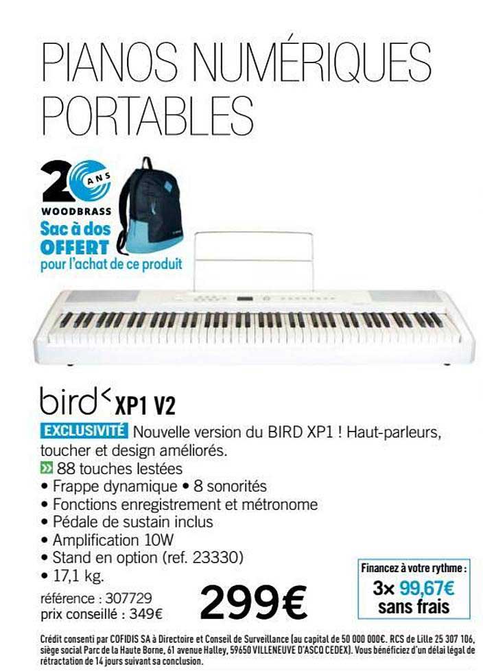 piano xpi v2 bird
