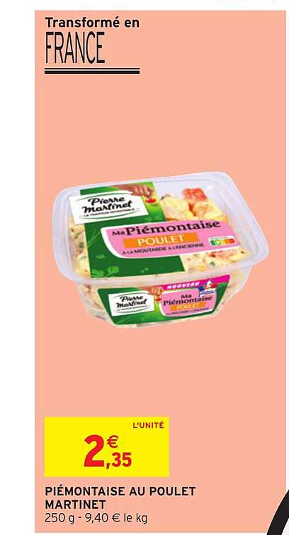 Piémontaise Au Poulet Martinet