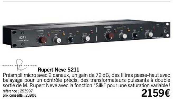 préampli rupert neve 5211