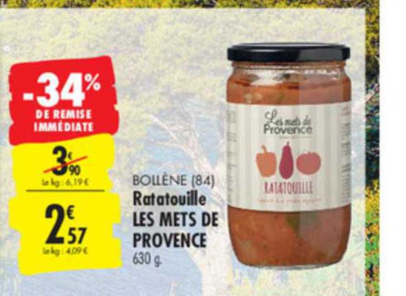 Ratatouille Les Mets De Provence -34% De Remise Immédiate