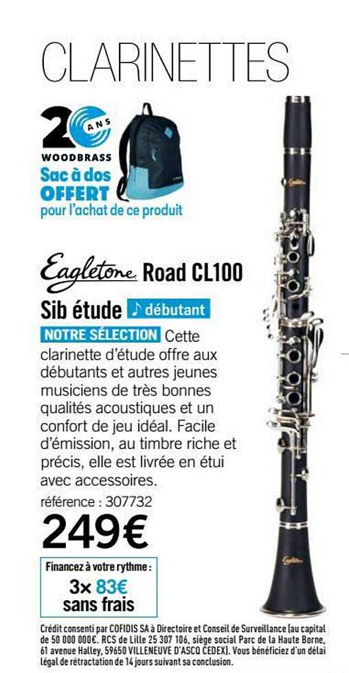 road cl100 sib étude eagletone