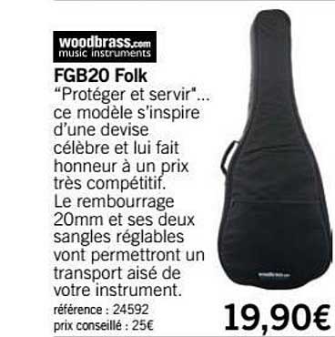 housse fgb20 folk woodbrass