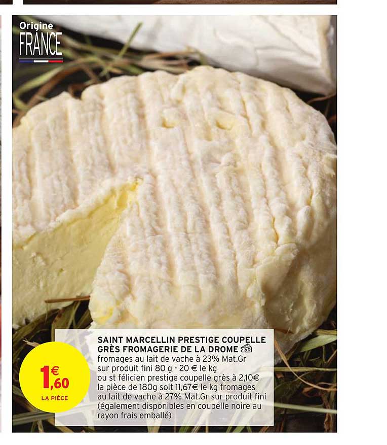 saint marcellin prestige coupelle grès fromagerie de la drome