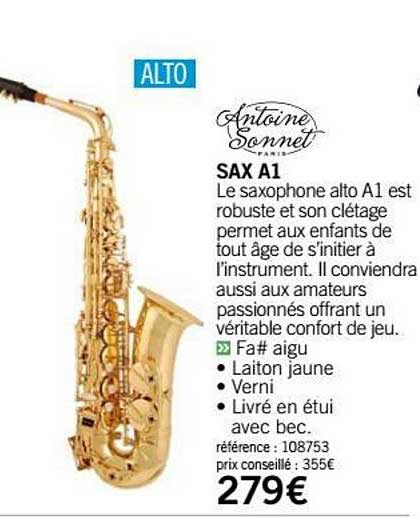 sax a1 antoine sonnet