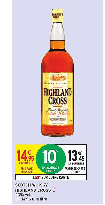 scotch whisky highland cross
