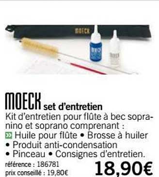 set d'entretien moeck